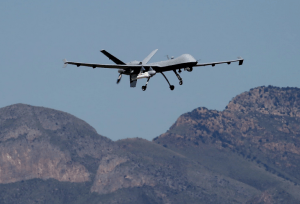 CBP drone take off from Fort Huachuca in Sierra Vista, Ariz. (Matt York/AP)