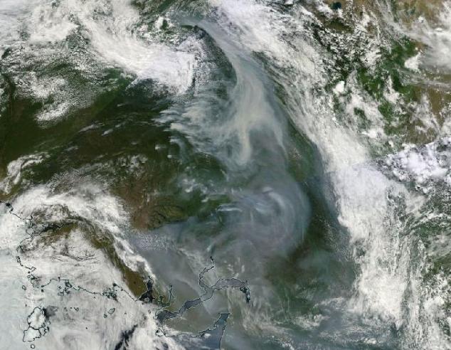 Massive Siberian Wildfires